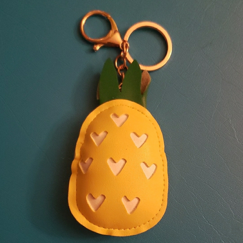 Yellow Pineapple Keychain
